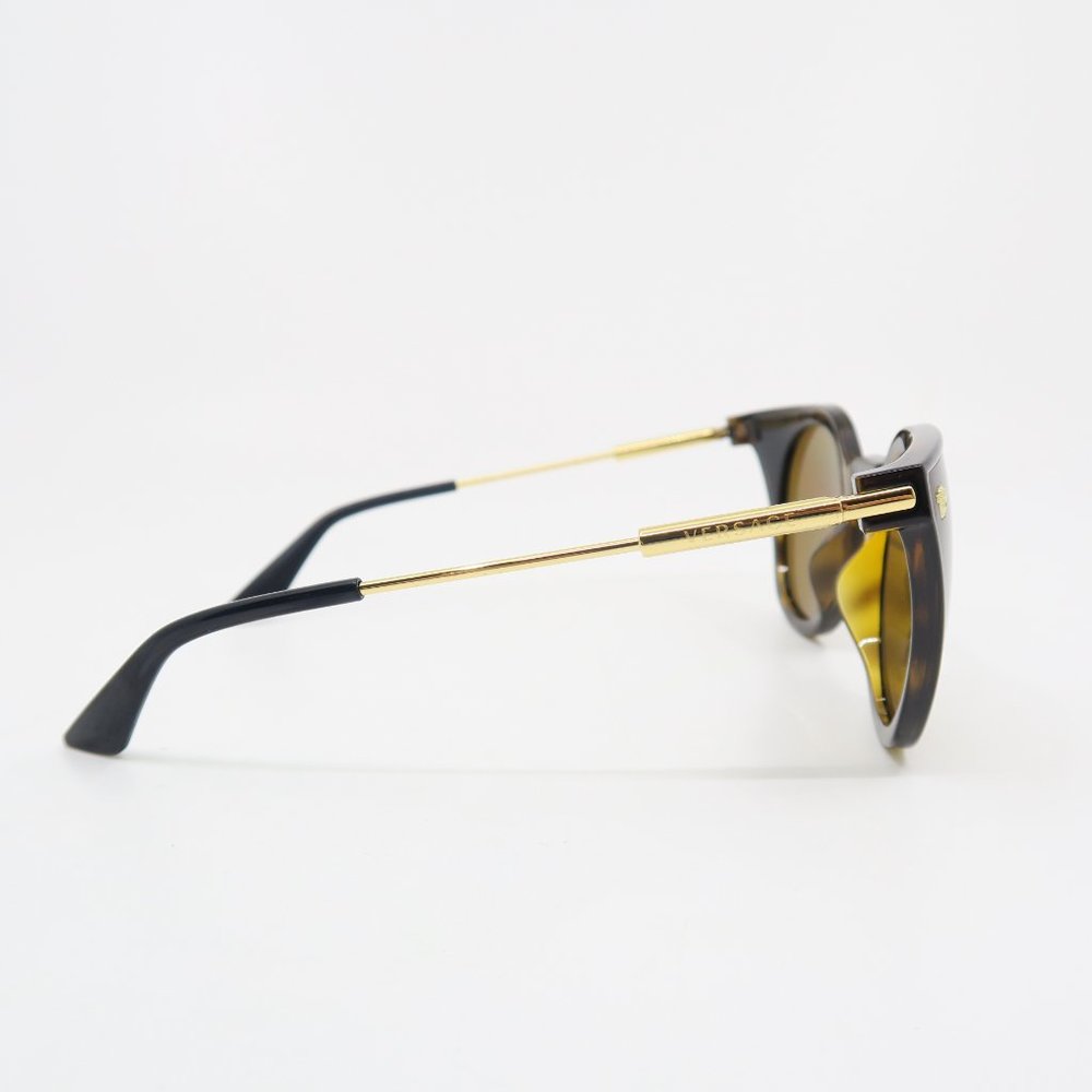 Versace Mod. 4410 108/83 60mm Havana-Brown Polarized New Woman's Eyeglasses. - Picture 5 of 8